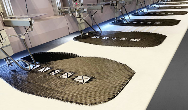 Tailored fiber placement bei Digel Sticktech