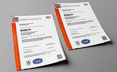 TÜV certificates
